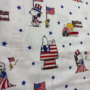 Snoopy Patriotic Cotton Fabric 23"x44" Springs Creative